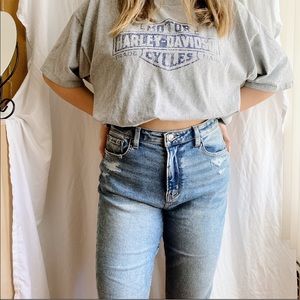 AE Stretch Mom Jeans